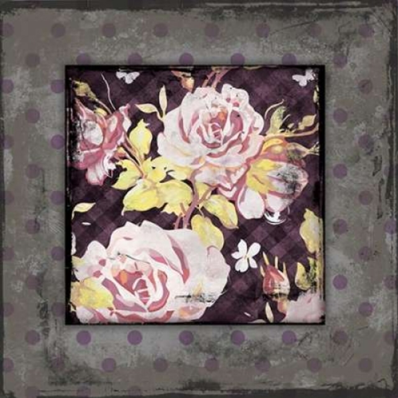 Flower Patch Bordered Mate Poster Print by Jace Grey - Item # VARPDXJGSQ146B